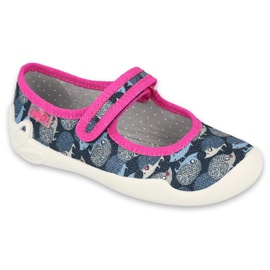 Scarpe per bambini Befado 114Y466 blu navy blu rosa