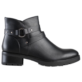 Clowse Stivali casual con cintura decorativa nero