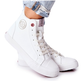 Sneakers Donna Cross Jeans High White II2R4010C bianca