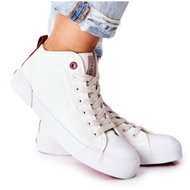 Sneakers Alte Donna Cross Jeans II2R4033C Bianco