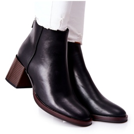 Sergio Leone Stivali Su Una Barra BT545 Nero