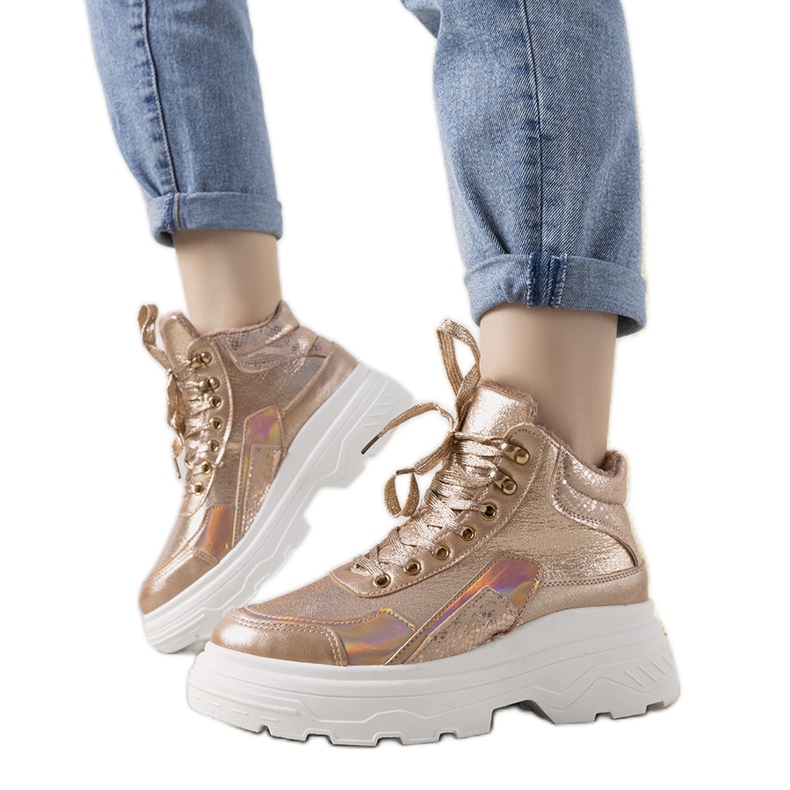 Sneakers invernali Doyon rosa