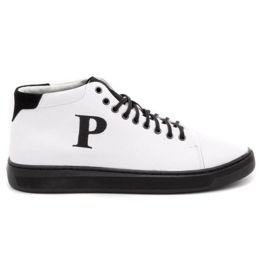 Polbut Scarpe da uomo in pelle 2110sw bianche bianca