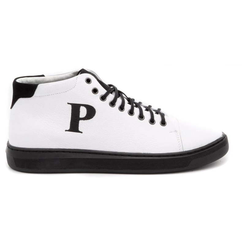 Polbut Scarpe da uomo in pelle 2110sw bianche bianca