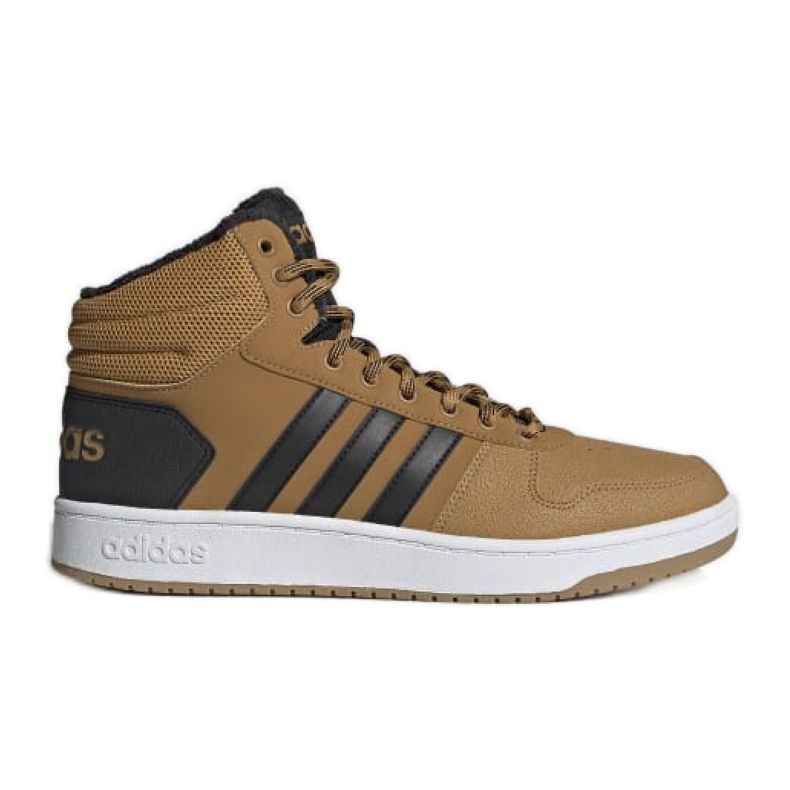 Adidas Hoops 2.0 Mid M EE7371 scarpe marrone