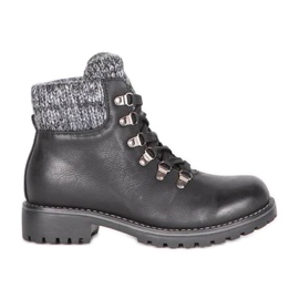 Borse nere con inserto Ally intrecciato nero