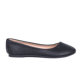 Ballerine Lili nere goffrate nero