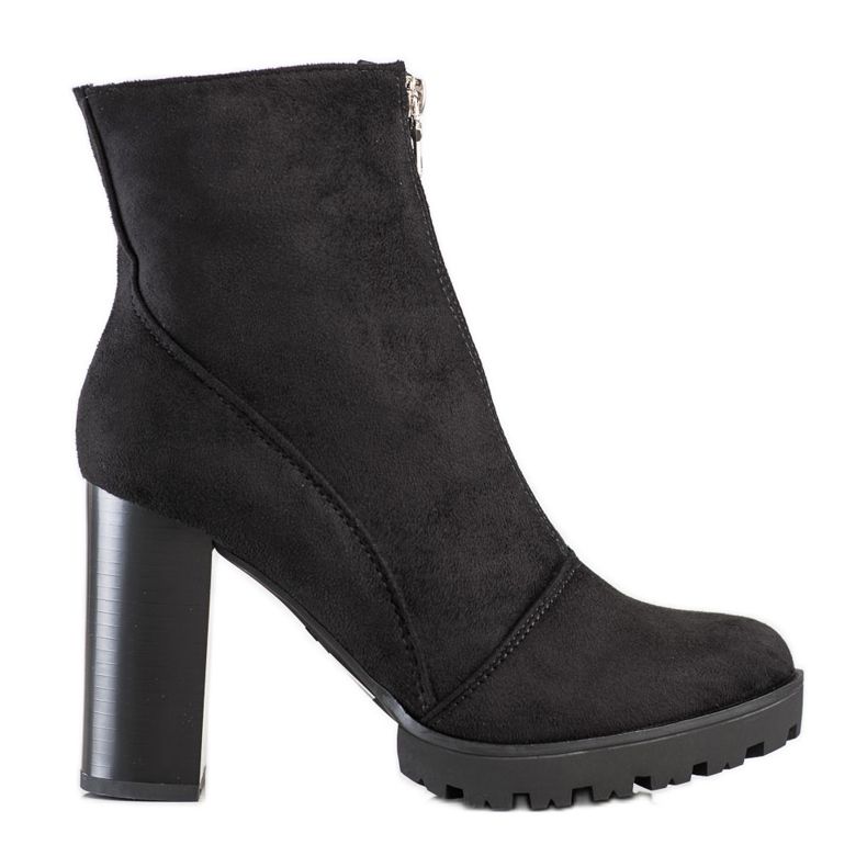 Cm Paris Stivali eleganti in pelle scamosciata nero