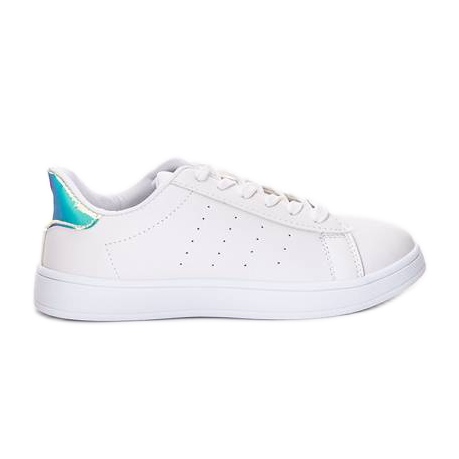 Scarpe sportive bianche impreziosite da Deb bianca