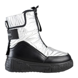 Seastar Stivali da neve sullo slider nero argento