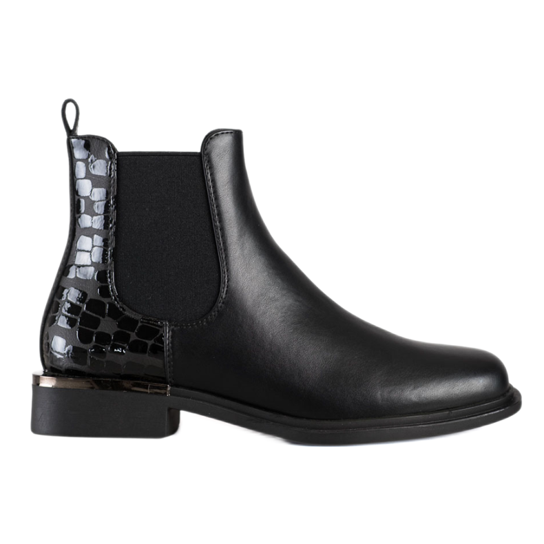 Eleganti stivali Chelsea di Sergio Leone nero