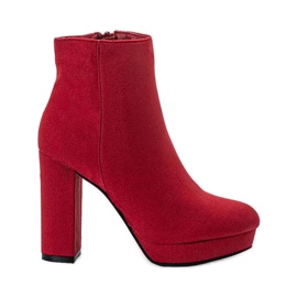 Stivali rossi in eco-polvere Azula rosso