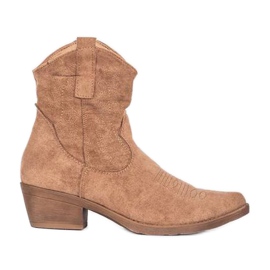 Stivali da cowboy beige di Bowie