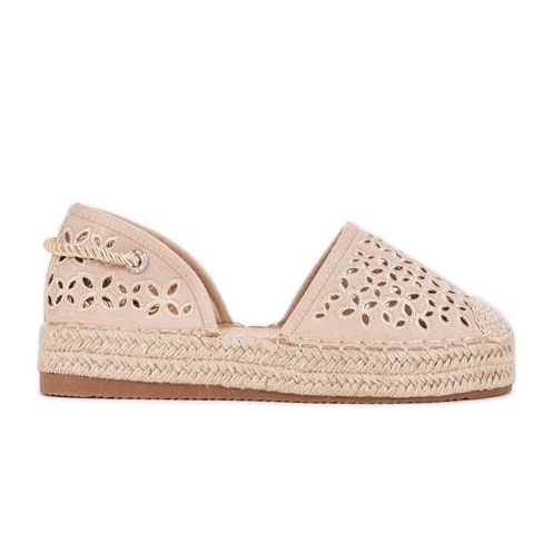 Espadrillas traforate Peekaboo beige
