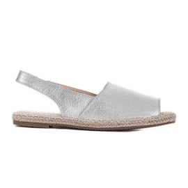 Sandali espadrillas Dulce argento d'argento