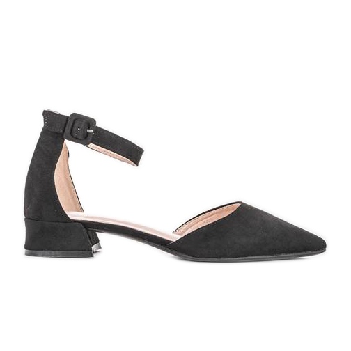 Ballerine nere con ritagli Black Velvet nero