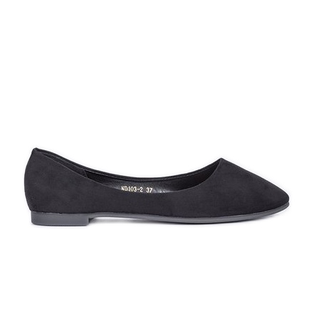 Ballerine nere con punta a mandorla Balers nero