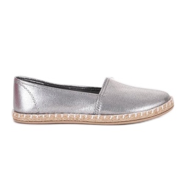 Espadrillas metallizzate argento di Big Girl