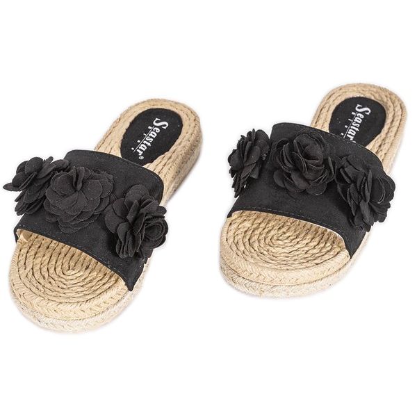Pantofole Sun Sparrow nere da donna nero