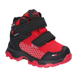 American Club Softshel Sports SoftShies Societure con una membrana rossa rosso