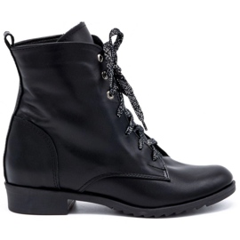 Olivier Stivali da donna in pelle 2190 nero