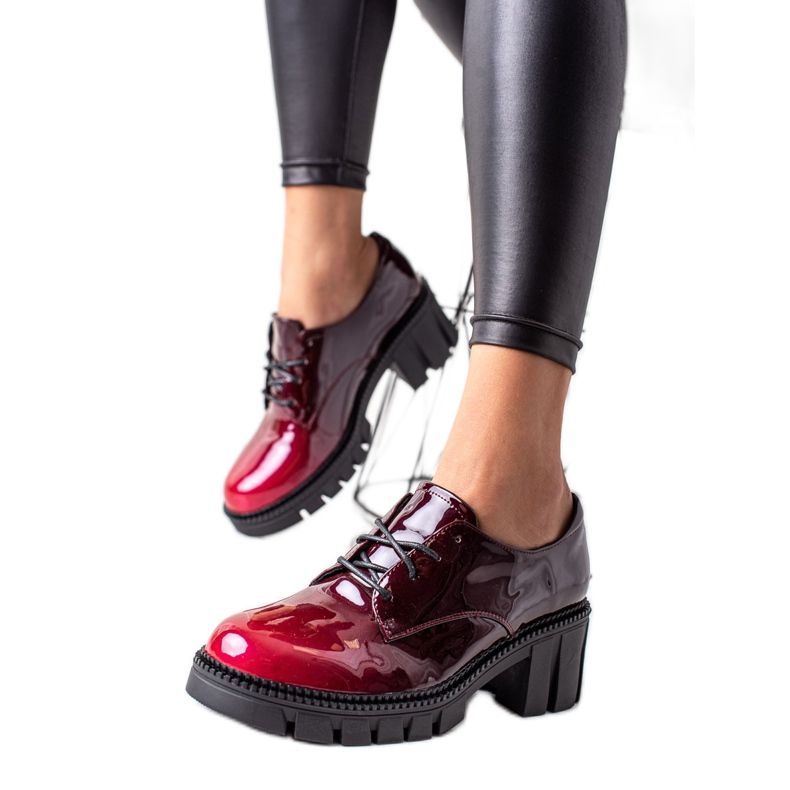 S. BARSKI Scarpe laccate S.BARSKI rosso