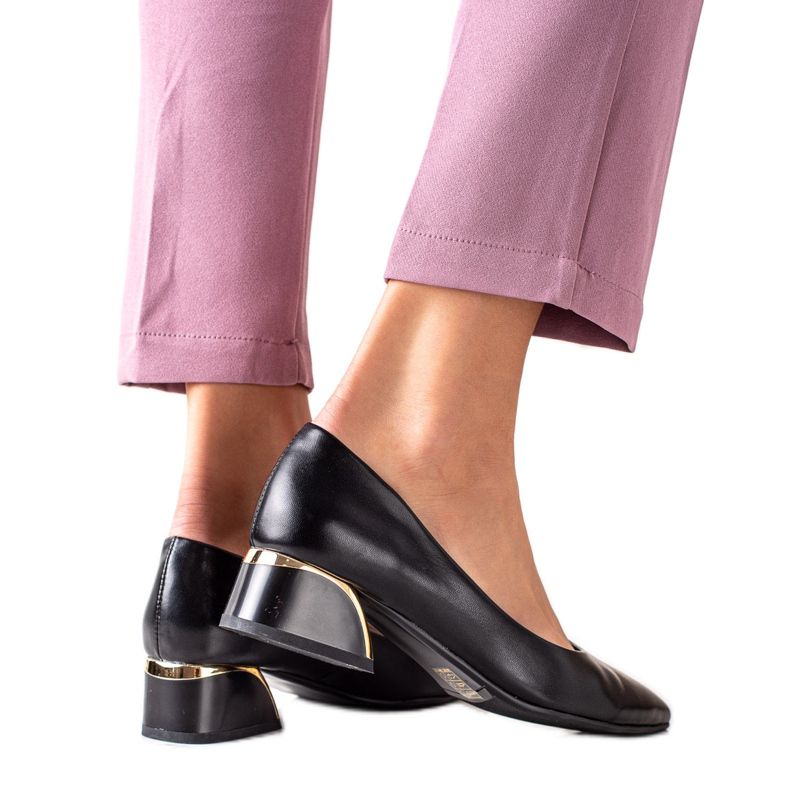 S. BARSKI Décolleté casual di S.BARSKI nero