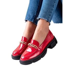 Goodin Mocassini rossi alla moda rosso