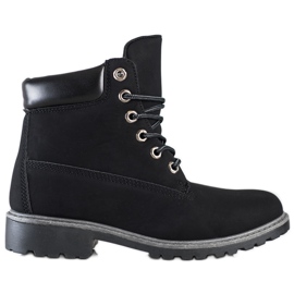 Diamantique Trapper neri classici nero
