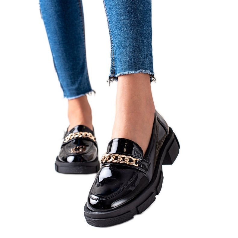 Goodin Mocassini neri alla moda nero