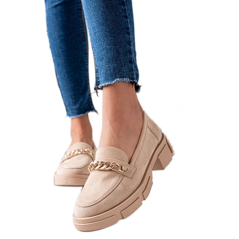 Goodin Mocassini beige alla moda