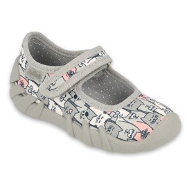 Scarpe per bambini Befado speedy 109P241 rosa grigio