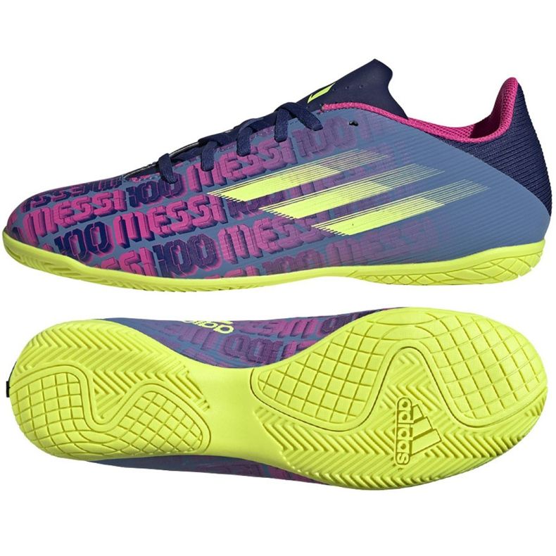 Scarpe da calcio Adidas X Speedflow Messi.4 In M FY6921 blu navy multicolore blu navy