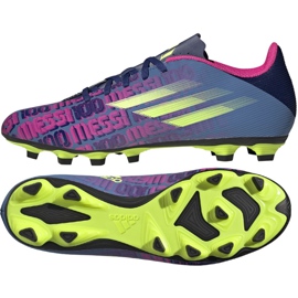 Scarpe da calcio Adidas X Speedflow Messi.4 FxG M FY6923 blu navy multicolore blu navy