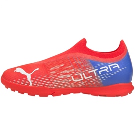 Scarpe da calcio Puma Ultra 3.3 Tt Jr 106531 01 arance e rossi