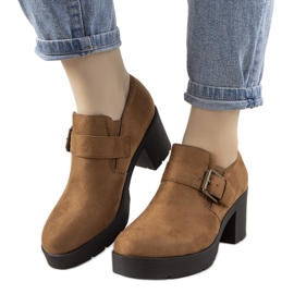 Scarpe beige sul post Leonie cachi
