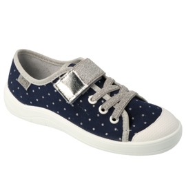 Scarpe per bambini Befado 251Y180 blu navy grigio