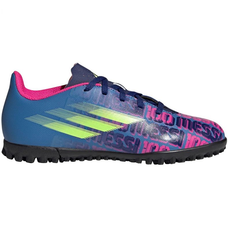 Scarpe da calcio Adidas X Speedflow Messi.4 Tf Jr FY6911 multicolore blu