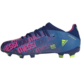 Scarpe da calcio Adidas X Speedflow Messi.3 Fg Jr FY6932 multicolore blu
