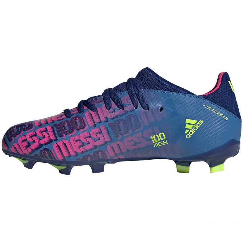 Scarpe da calcio Adidas X Speedflow Messi.3 Fg Jr FY6932 multicolore blu