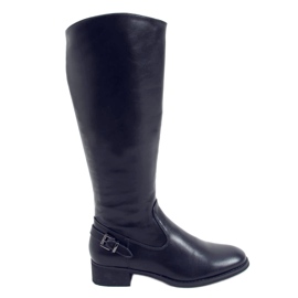 Stivali da equitazione da donna neri BH311 Black Pu nero