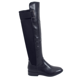 Stivali neri, F5850 Nero