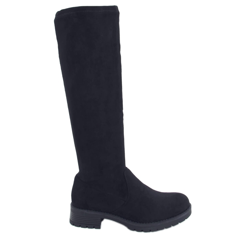 HQ232 Stivali neri da donna neri nero