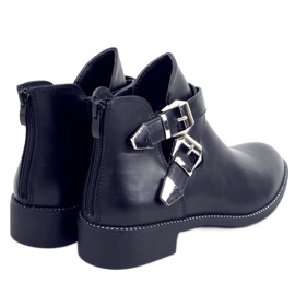 Stivali neri tagliati Y8157 Nero