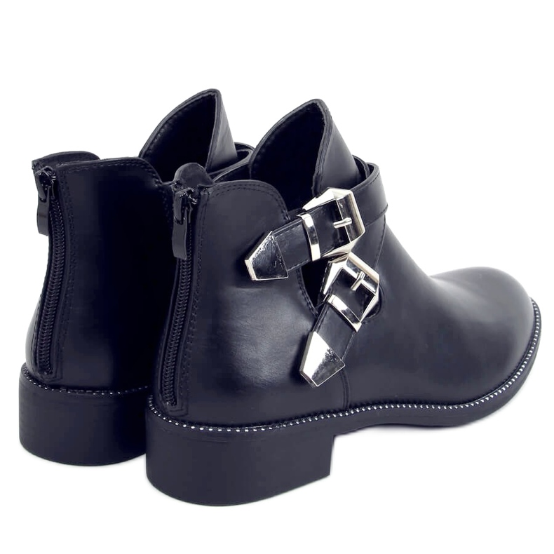 Stivali neri tagliati Y8157 Nero