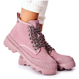 Stivali in pelle Big Star II274367 Rosa