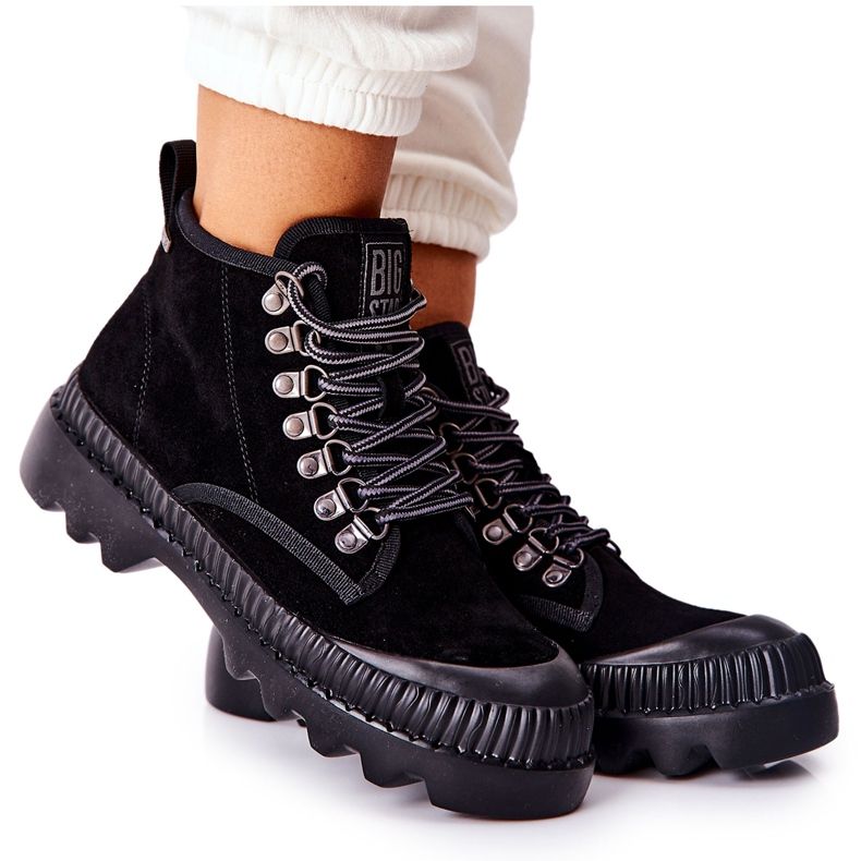 Stivali in pelle Big Star II274363 Nero