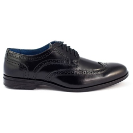 Olivier Scarpe formali Scarpe brogue nere nero