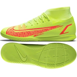 Nike Mercurial Superfly 8 Club Ic M CV0954 760 scarpe da calcio verde giallo gialli