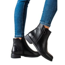TRENDI Stivali neri alla moda nero
